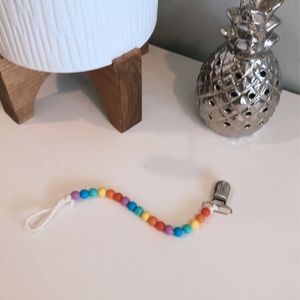 over the rainbow paci clip